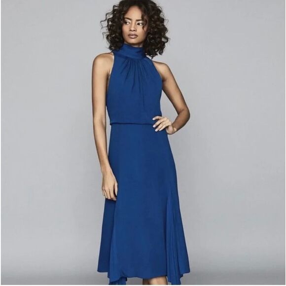Reiss Jemma Halter Neck Dress - Picture 4 of 10